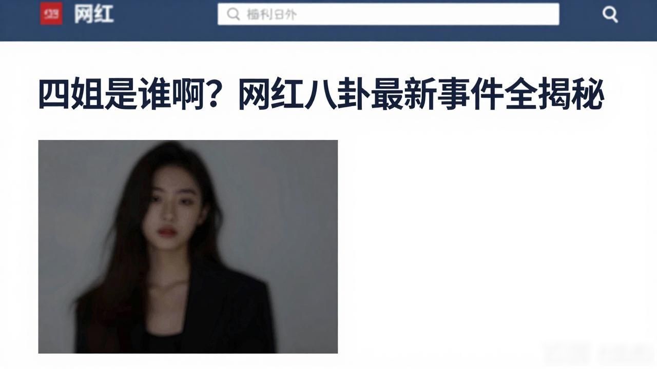 八卦姐最新事件红网是真的吗_八卦网最新爆料动态_网红八卦最新事件四姐是谁啊-